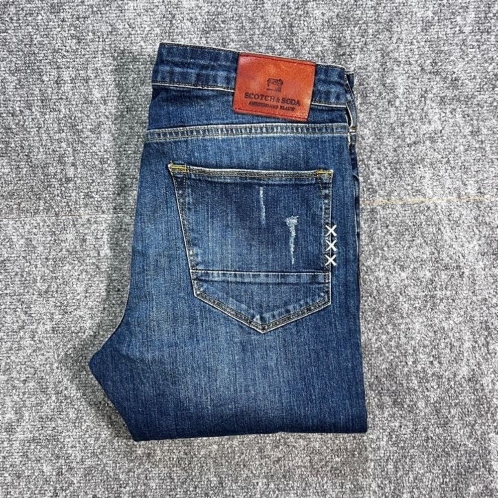 SCOTCH & SODA SKIM Skinny Stretch Jeans denim Men's Size W34 L34